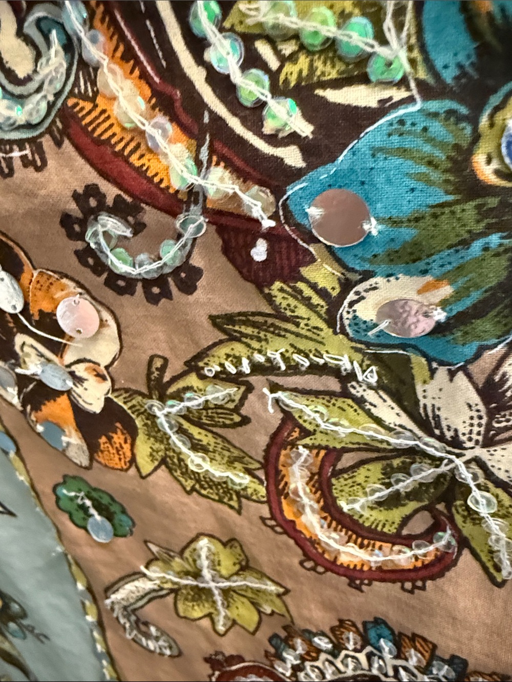 Soft Surroundings paisley print full skirt. - Picture 8 of 8